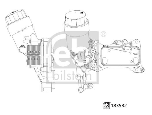 FEBI BILSTEIN 183582 Motor Yağ Filtresi - MERCEDES-BENZ CLS (C218) uyumlu