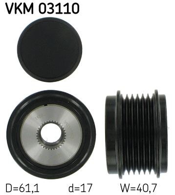 SKF VKM 03110 Elektrik Sistemi Alternatör - VW TOUAREG (7P5, 7P6) uyumlu