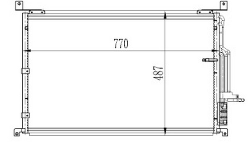 Klima Radyatörü - CAU774016 Ürün Görseli