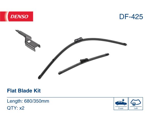 DENSO DF-425 Kaporta & Gövde Parçaları Cam Silecek Mekanizması - RENAULT CAPTUR II (HF_) uyumlu