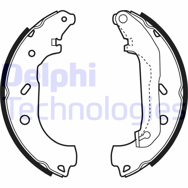 DELPHI LS1940 Fren Sistemleri Fren Pabucu - FORD TOURNEO CONNECT uyumlu