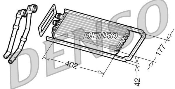 Kalorifer Radyatörü - DENSO - DRR12100 Ürün Görseli
