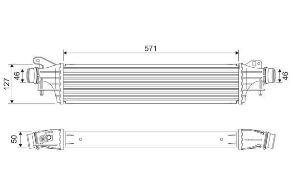 VALEO 818681 Motor Turbo Radyatörü - OPEL CORSA E (X15) uyumlu