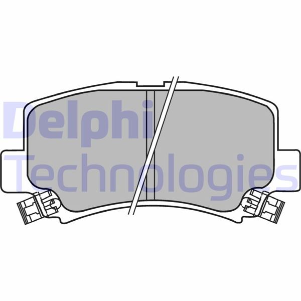 DELPHI LP1439 Fren Sistemleri Fren Balatası - SUZUKI WAGON R+ Hatchback (EM) uyumlu