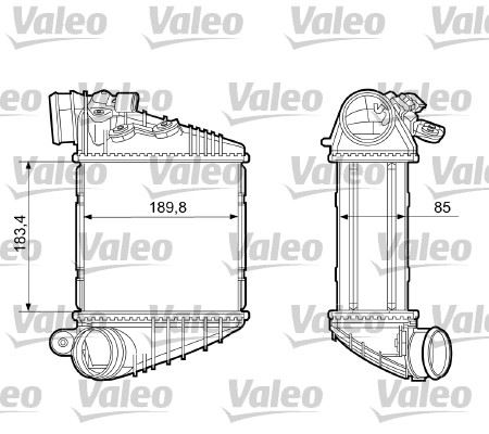 VALEO 817205 Motor Turbo Radyatörü - AUDI A3 (8L1) uyumlu
