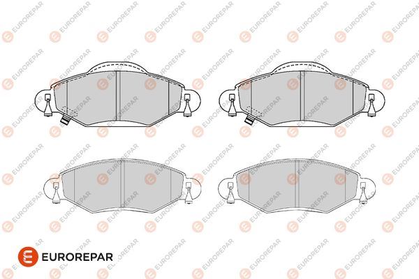 EUROREPAR 1686266180 Fren Sistemleri Fren Balatası - TOYOTA YARIS (_P1_) uyumlu
