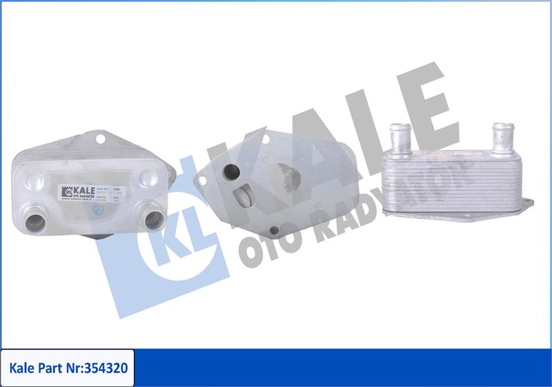 KALE OTO RADYATÖR 354320 Motor Yağ Soğutucusu - BMW 3 (E46) uyumlu