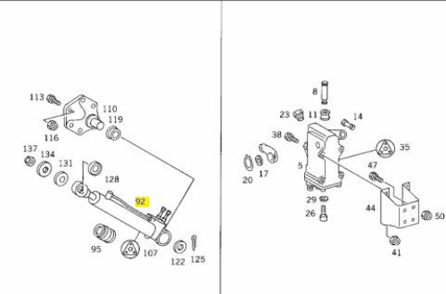 Kabin Kaldırıcısı - MERCEDES ORIJINAL - A3715537405 Ürün Görseli