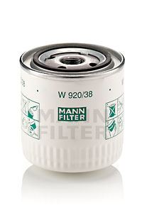 MANN-FILTER W 920/38 Motor Yağ Filtresi - VOLVO 460 (464) uyumlu