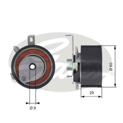 GATES T43115 Motor Kayış Kasnağı - FORD MONDEO II (BAP) uyumlu