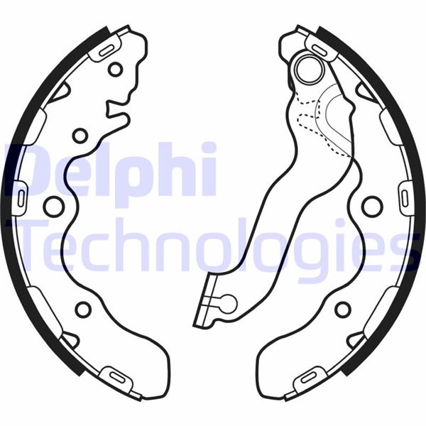 DELPHI LS2072 Fren Sistemleri Fren Pabucu - KIA CERATO I Sedan (LD) uyumlu