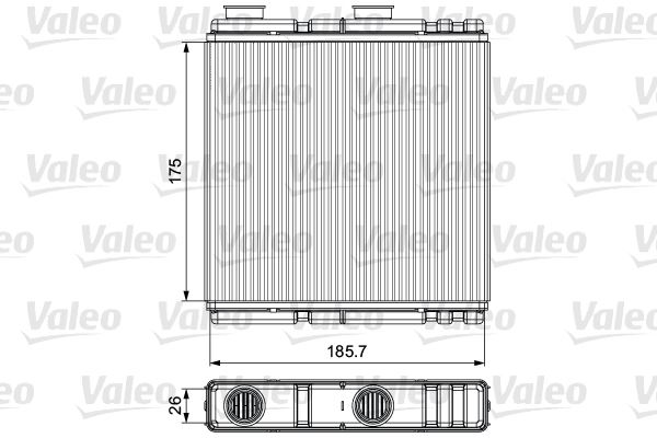 VALEO 811543 İklimlendirme Sistemi İç Mekan Isı Değiştirici - RENAULT LAGUNA III (BT0/1) uyumlu