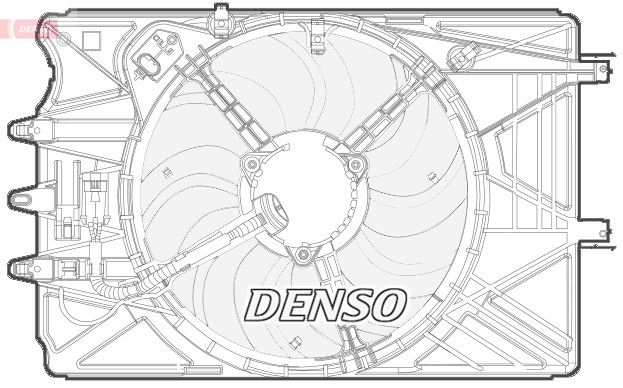 DENSO DER09070 Soğutma Sistemi Fan - FIAT 500L (351_, 352_) uyumlu