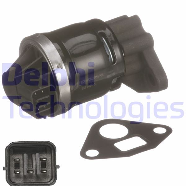 DELPHI EG10505-12B1 Motor EGR Parçaları - HONDA JAZZ II (GD_, GE3, GE2) uyumlu