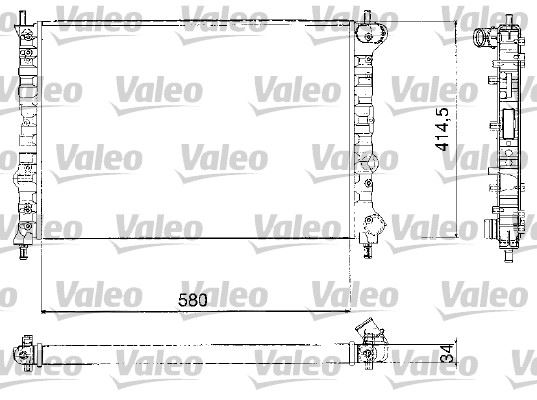 VALEO 732580 Soğutma Sistemi Su Soğutucu & Parçaları - LANCIA LYBRA (839_) uyumlu