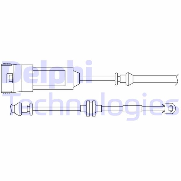 DELPHI LZ0166 Fren Sistemleri Aşınma Göstergesi - FIAT CROMA (194_) uyumlu
