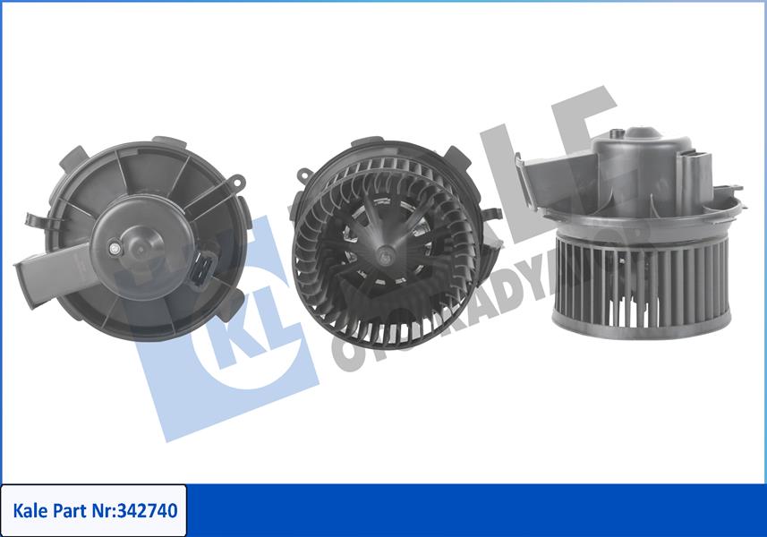 KALE OTO RADYATÖR 342740 İklimlendirme Sistemi Fan Parçaları - PEUGEOT 206+ (2L_, 2M_) uyumlu