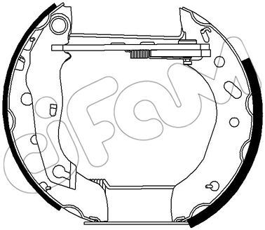 CIFAM 151-424 Fren Sistemleri Fren Pabucu - FORD FIESTA IV (JA_, JB_) uyumlu