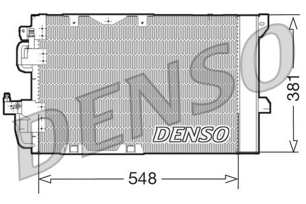 DENSO DCN20005 İklimlendirme Sistemi Klima Radyatörü - OPEL ASTRA G Hatchback (T98) uyumlu