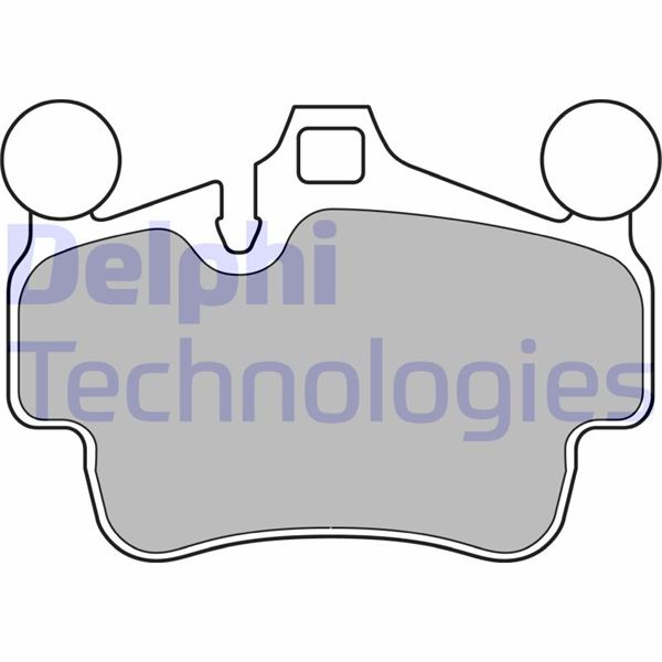 DELPHI LP2236 Fren Sistemleri Fren Balatası - PORSCHE BOXSTER Spyder (987) uyumlu
