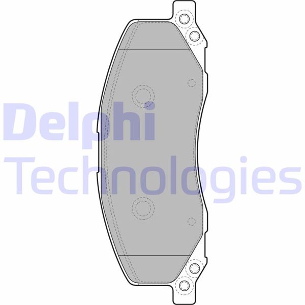 DELPHI LP2082 Fren Sistemleri Fren Balatası - SAAB 9-5 (YS3G) uyumlu