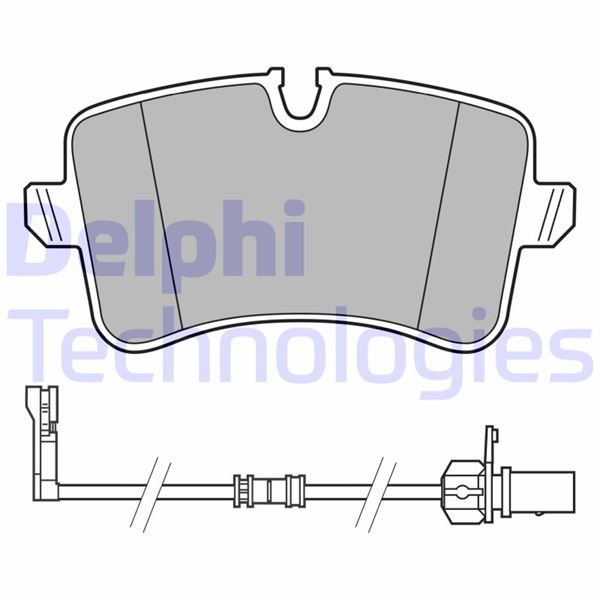 DELPHI LP3625 Fren Sistemleri Fren Balatası - AUDI A8 D4 (4H2, 4H8, 4HC, 4HL) uyumlu