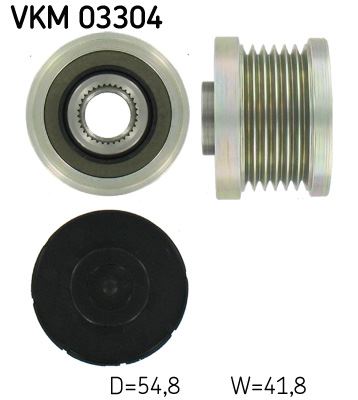 SKF VKM 03304 Elektrik Sistemi Alternatör - CITROËN C4 II (NC_) uyumlu