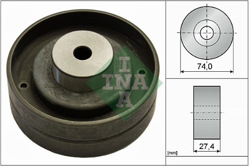 Schaeffler INA 532 0051 10 Motor Yönlendirme & Kılavuz Makarası - AUDI 100 C2 Sedan (431, 433, 434) uyumlu