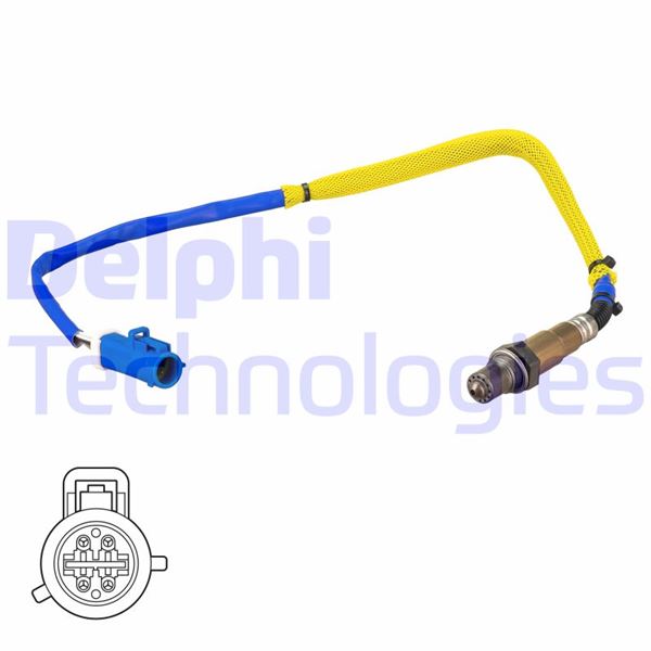 DELPHI ES21184-12B1 Emme & Egzoz Sistemi Egzoz Sensörleri - FORD C-MAX II (DXA/CB7, DXA/CEU) uyumlu
