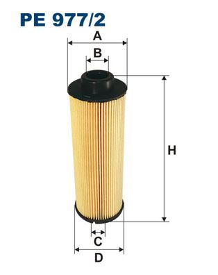 FILTRON PE 977/2 Yakıt Sistemi Yakıt Filtresi - MAN TGA uyumlu