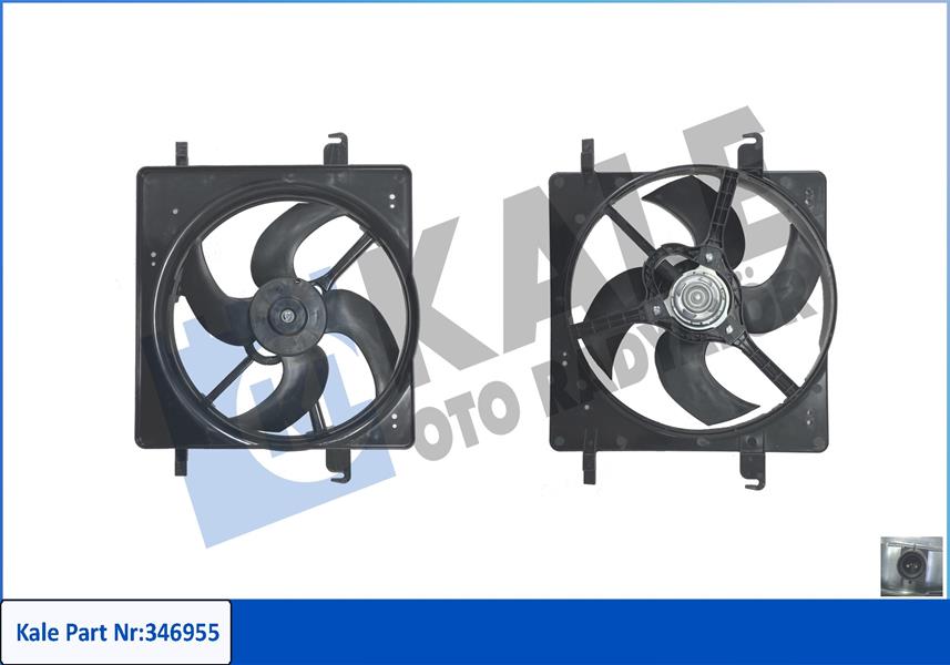 KALE OTO RADYATÖR 346955 Diğer Diğer Donanım & Parçalar - FORD KA (RB_) uyumlu