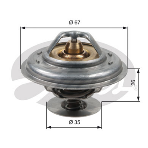 GATES TH13287G1 Motor Termostat - AUDI 100 C2 Sedan (431, 433, 434) uyumlu