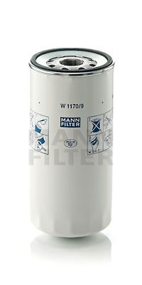 MANN-FILTER W 1170/9 Motor Yağ Filtresi - FORD CARGO II uyumlu
