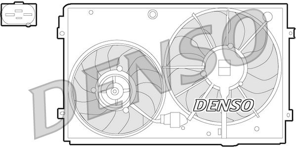 DENSO DER32011 Soğutma Sistemi Fan - VW PASSAT B7 (362) uyumlu