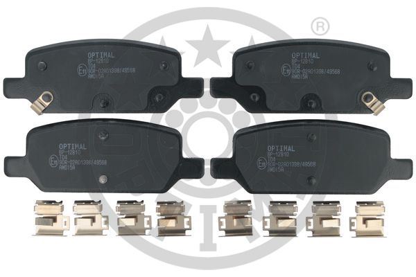 OPTIMAL BP-12810 Fren Sistemleri Fren Balatası - TESLA MODEL 3 (5YJ3) uyumlu