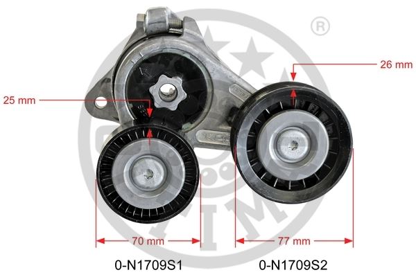 OPTIMAL 0-N1709 Motor Kayış Gergisi - FORD FOCUS II (DA_, HCP, DP) uyumlu