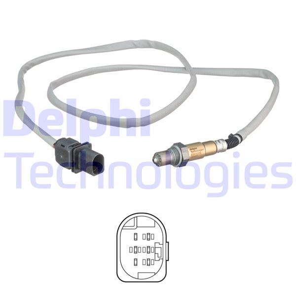 DELPHI ES21275-12B1 Emme & Egzoz Sistemi Egzoz Sensörleri - BMW 3 Touring (E91) uyumlu