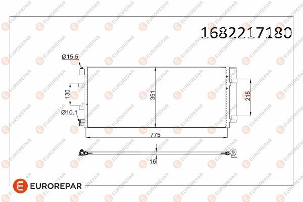 EUROREPAR 1682217180 Diğer Diğer Donanım & Parçalar - OPEL MOVANO B Minibüs/Otobüs (X62) uyumlu