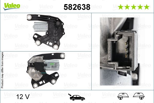 VALEO 582638 Kaporta & Gövde Parçaları Cam Silecek Mekanizması - CITROËN SPACETOURER Minibüs/Otobüs (V_) uyumlu