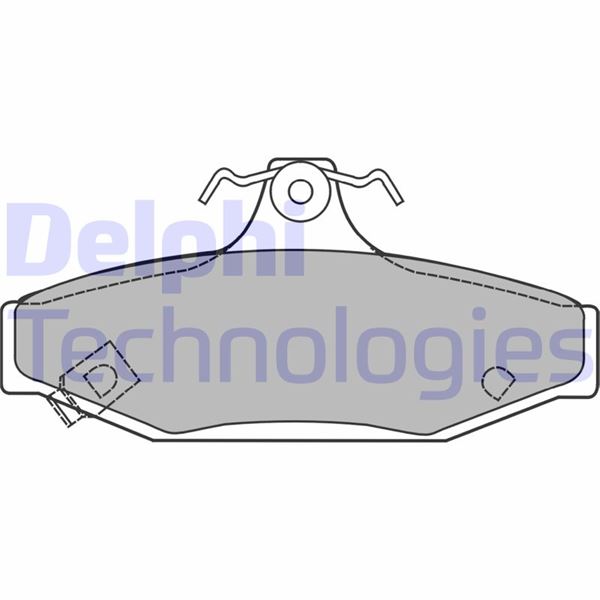 DELPHI LP1420 Fren Sistemleri Fren Balatası - SSANGYONG MUSSO (FJ) uyumlu