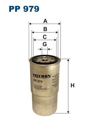 FILTRON PP 979 Yakıt Sistemi Yakıt Filtresi - HYUNDAI ELANTRA III (XD) uyumlu