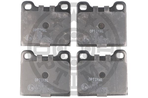 OPTIMAL BP-09154 Fren Sistemleri Fren Balatası - BMW 1502-2002 (E10) uyumlu