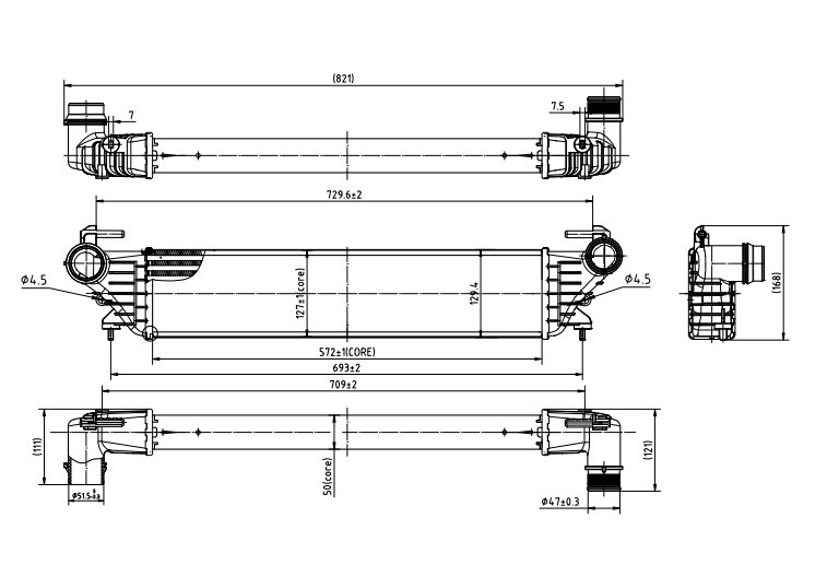 Turbo Radyatörü - IFI501052 Ürün Görseli