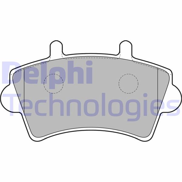 DELPHI LP1746 Fren Sistemleri Fren Balatası - RENAULT MASTER II Panelvan/Van (FD) uyumlu