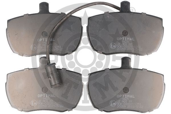 OPTIMAL BP-09425 Fren Sistemleri Fren Balatası - FORD TRANSIT Minibüs/Otobüs (T_ _) uyumlu