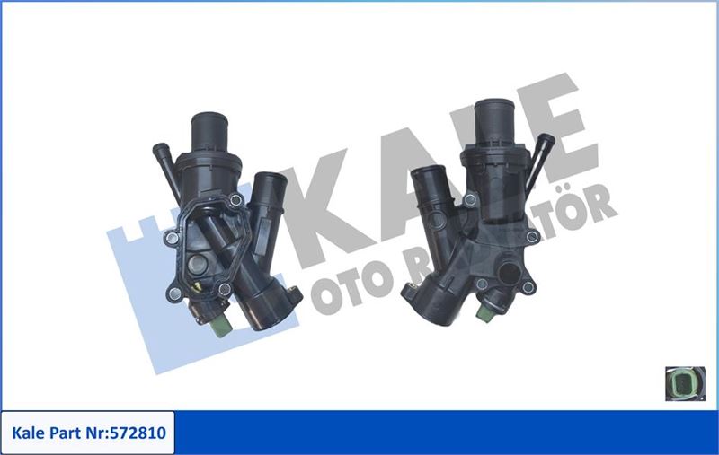 KALE OTO RADYATÖR 572810 Motor Termostat - CITROËN C4 II (NC_) uyumlu