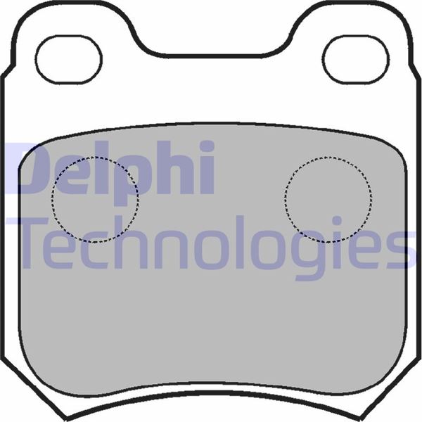 DELPHI LP590 Fren Sistemleri Fren Balatası - OPEL OMEGA A (V87) uyumlu