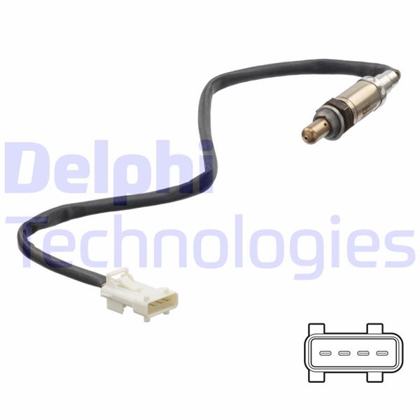 DELPHI ES21251-12B1 Emme & Egzoz Sistemi Egzoz Sensörleri - PEUGEOT 306 Hatchback (7A, 7C, N3, N5) uyumlu