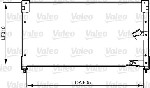 VALEO 817781 İklimlendirme Sistemi Klima Radyatörü - ROVER 600 I (RH) uyumlu
