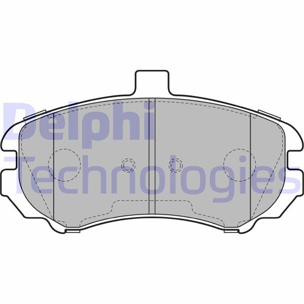 DELPHI LP2150 Fren Sistemleri Fren Balatası - HYUNDAI ELANTRA III Sedan (XD) uyumlu